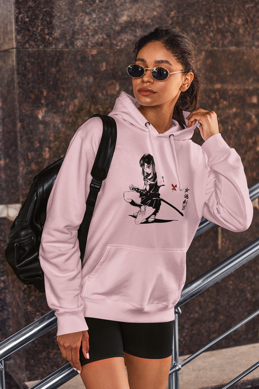Girl with a Butterfly Women's Hoodie
